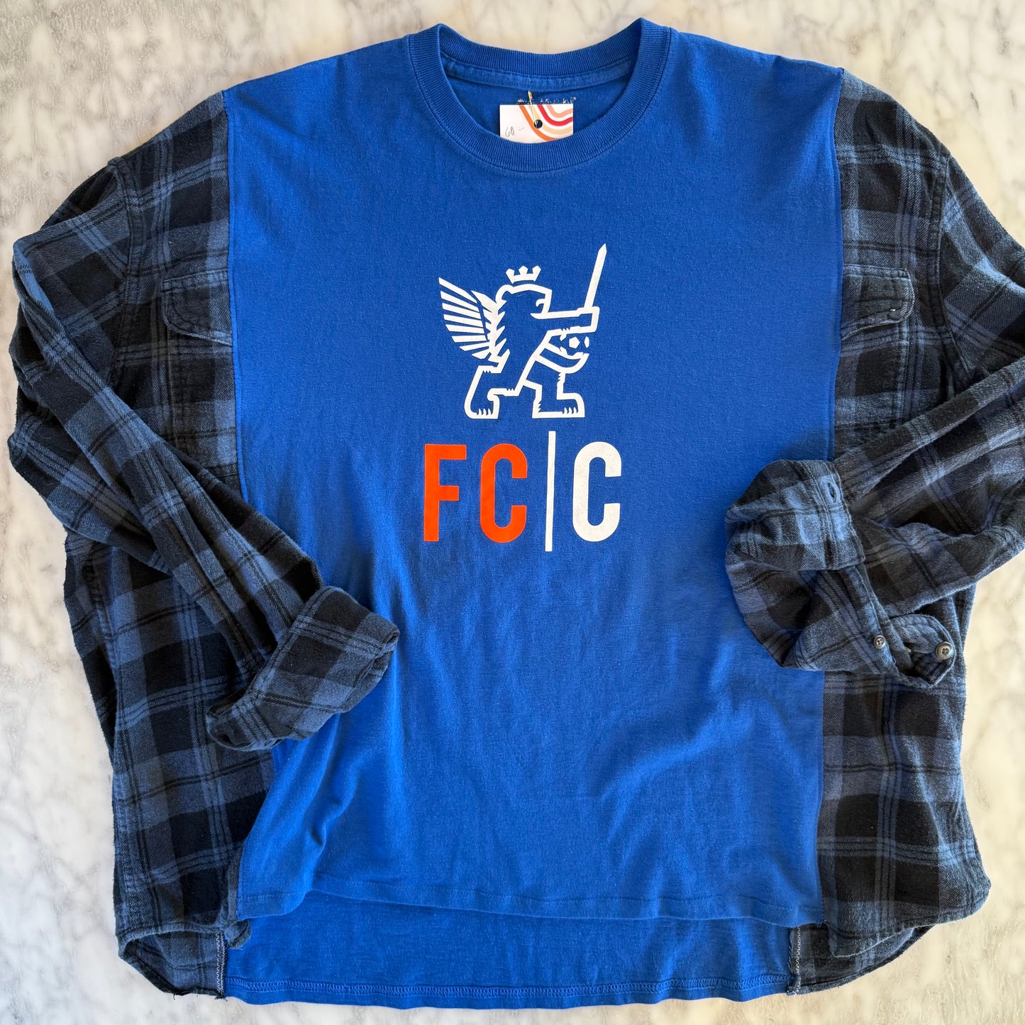 FC Cincinnati Upcycled T-shirt Flannel