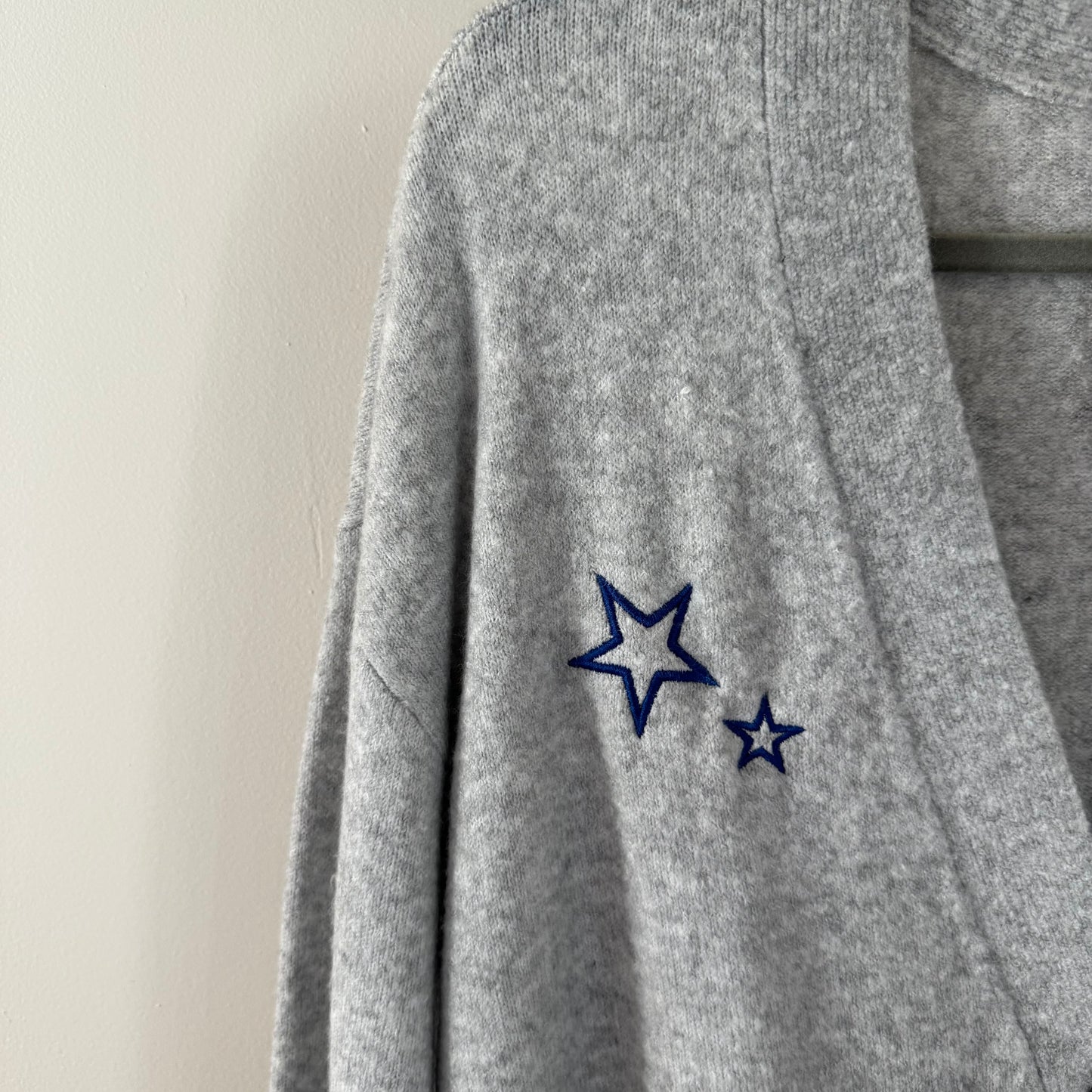 FC Cincy Embroidered Upcycled Varsity-Style Cardigan