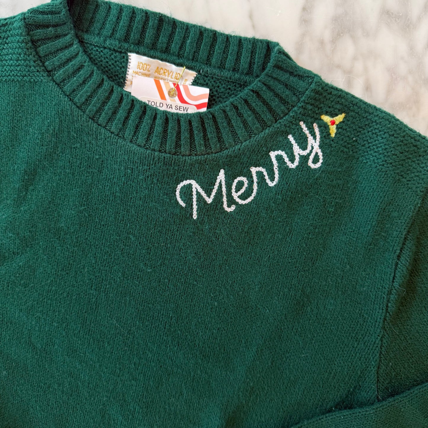 "Merry" Upcycled Vintage Women's Sweater