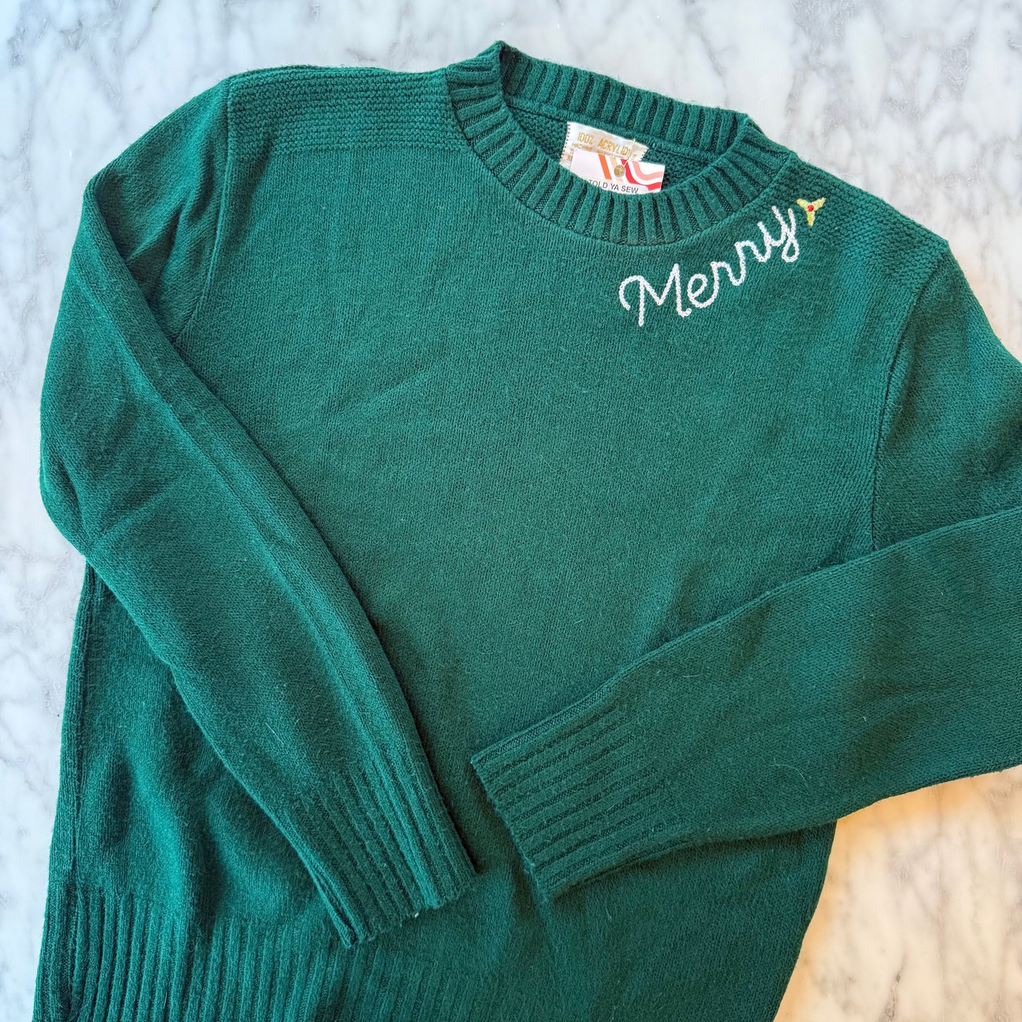 "Merry" Upcycled Vintage Women's Sweater