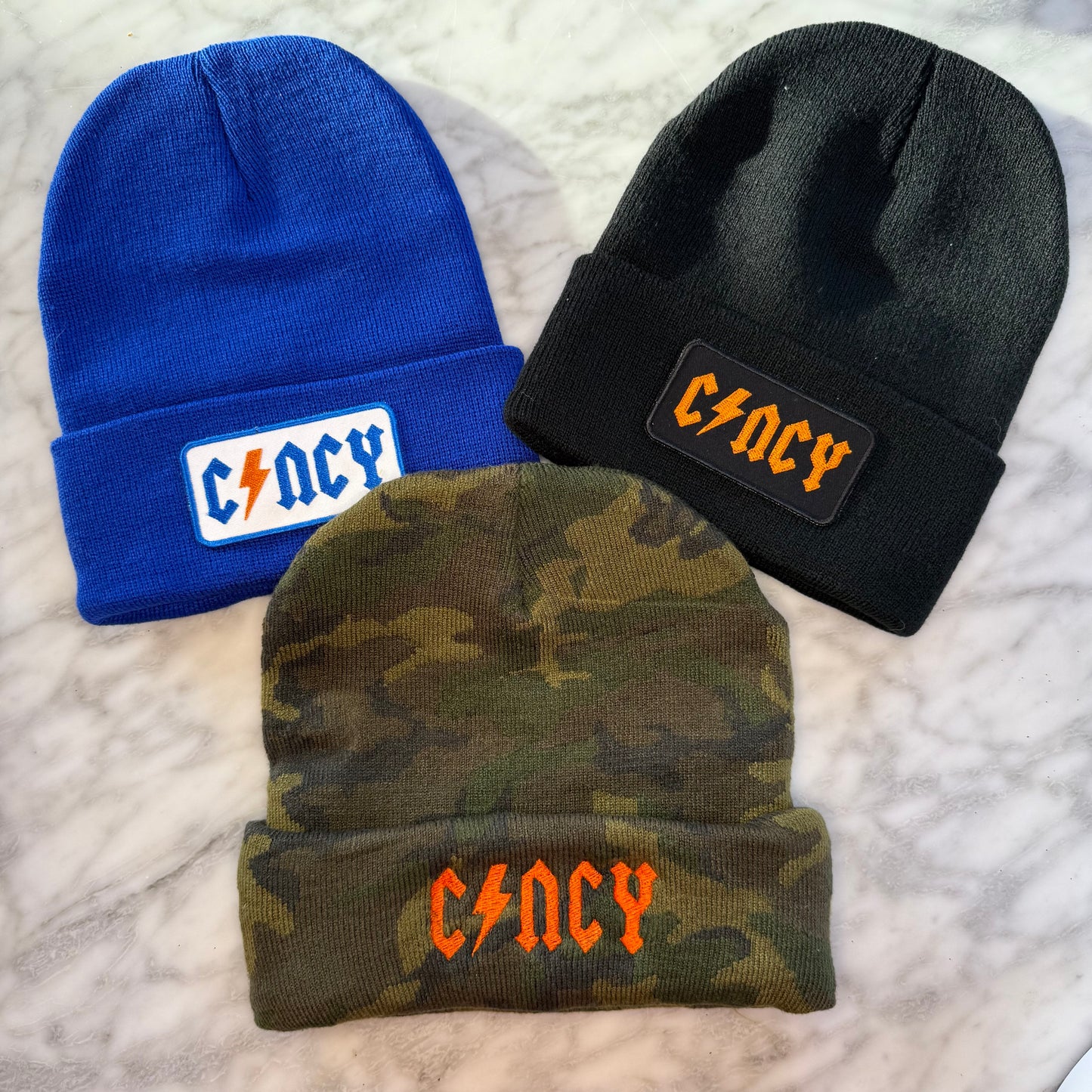 Cincy Rocker Beanie - Bengals, FC Cincy, Camo Winter Knit Hat