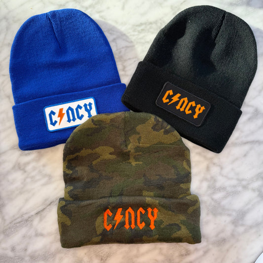 Cincy Rocker Beanie - Bengals, FC Cincy, Camo Winter Knit Hat