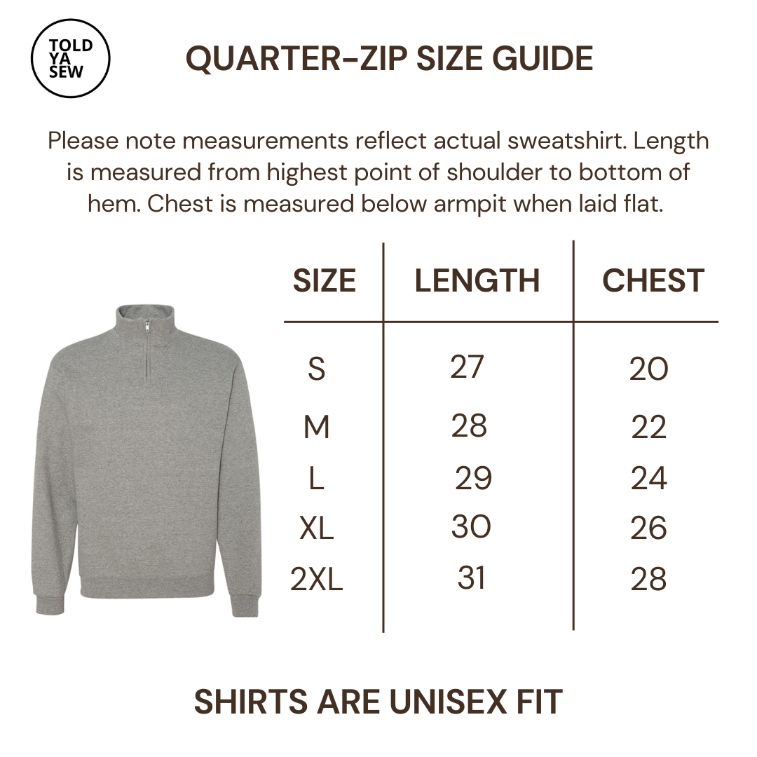 Monogram Quarter-Zip Sweatshirt