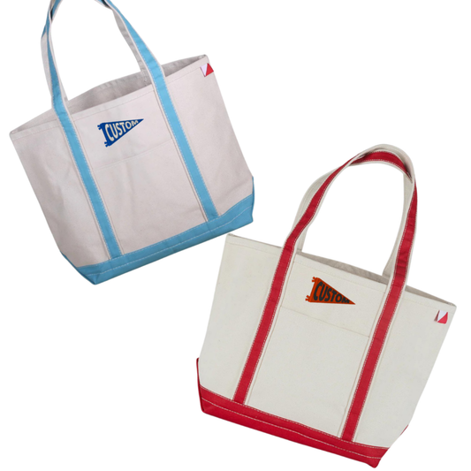 Custom Embroidered Pennant Flag Classic Canvas Tote Bag