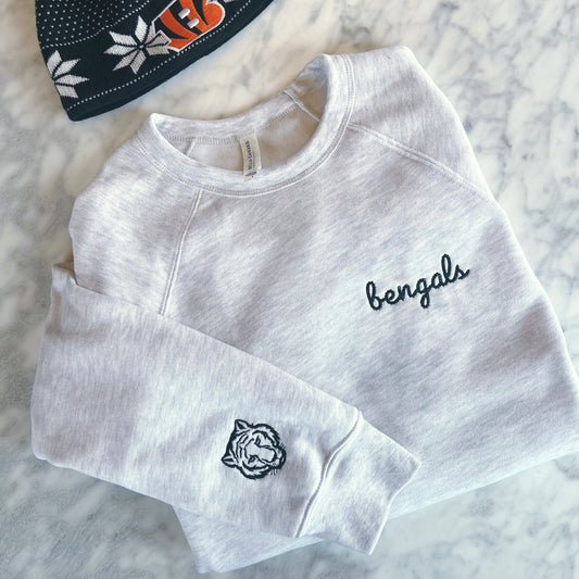 White Bengal Football Sweatshirt